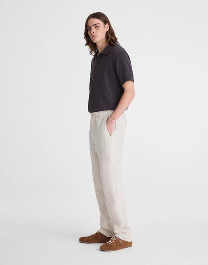 Madewell Pull-On Pant in Linen Bleached
