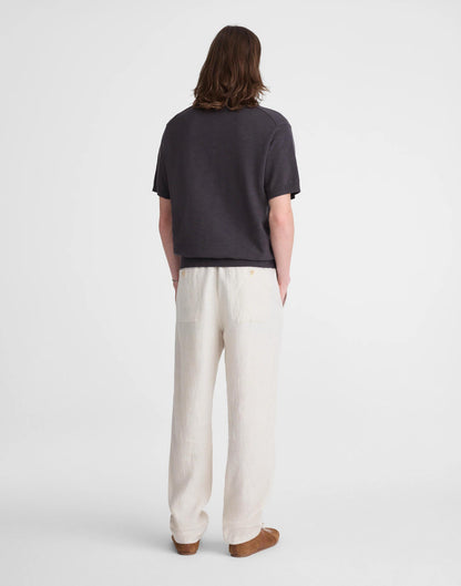 Madewell Pull-On Pant in Linen Bleached