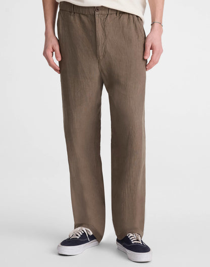 Madewell Pull-On Pant in Linen Olive