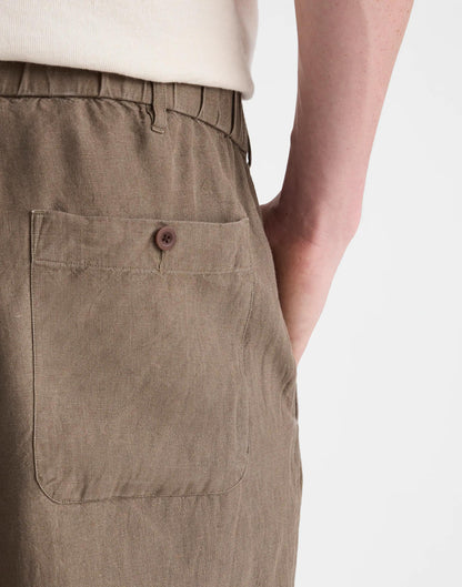 Madewell Pull-On Pant in Linen Olive