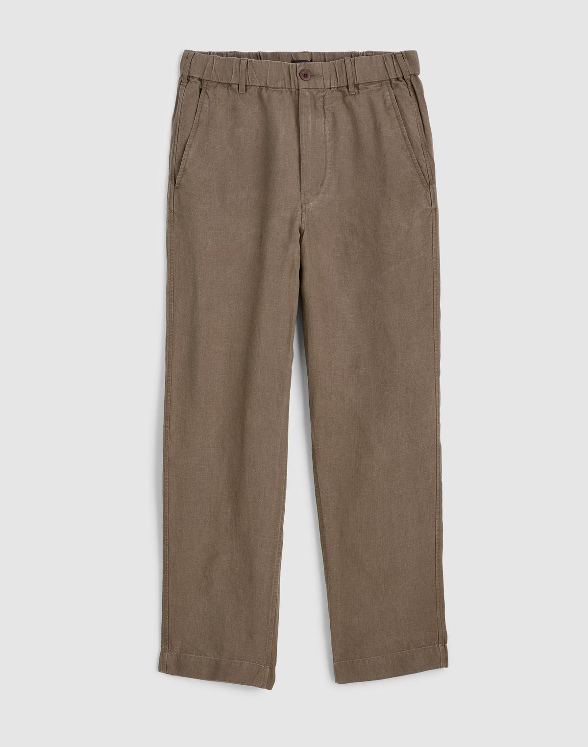 Madewell Pull-On Pant in Linen Olive