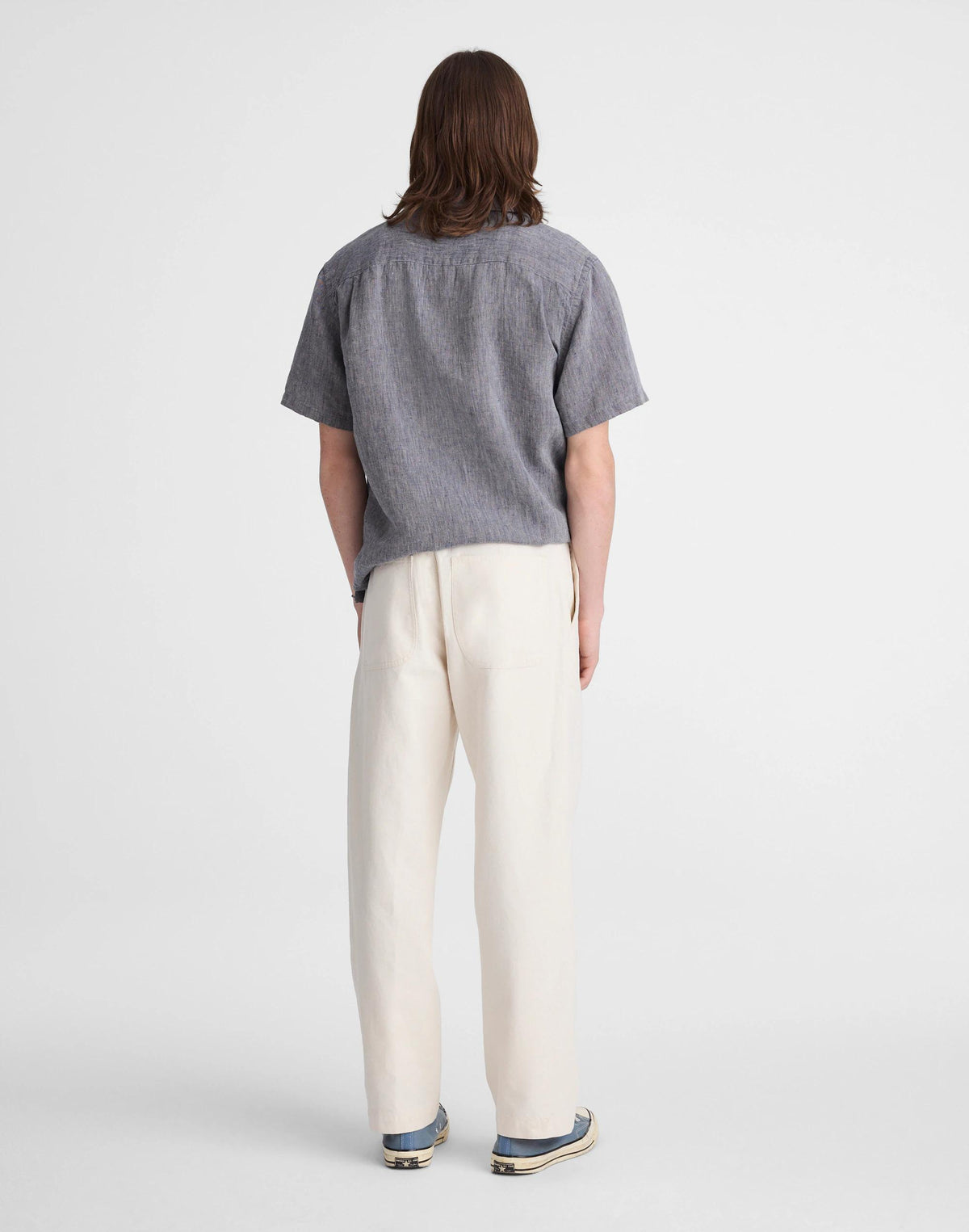 Madewell Utility Pant in Cotton-Hemp Canvas Natural Seeded