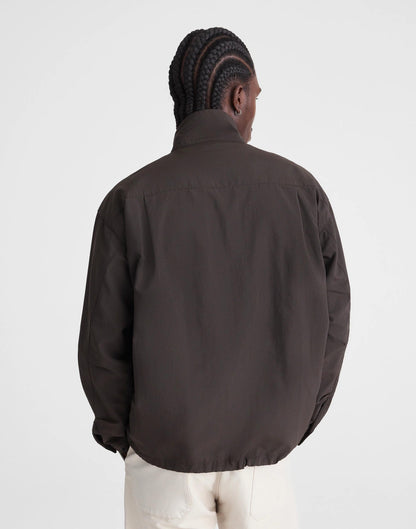 Madewell Harrington Jacket in Nylon Dark Brown