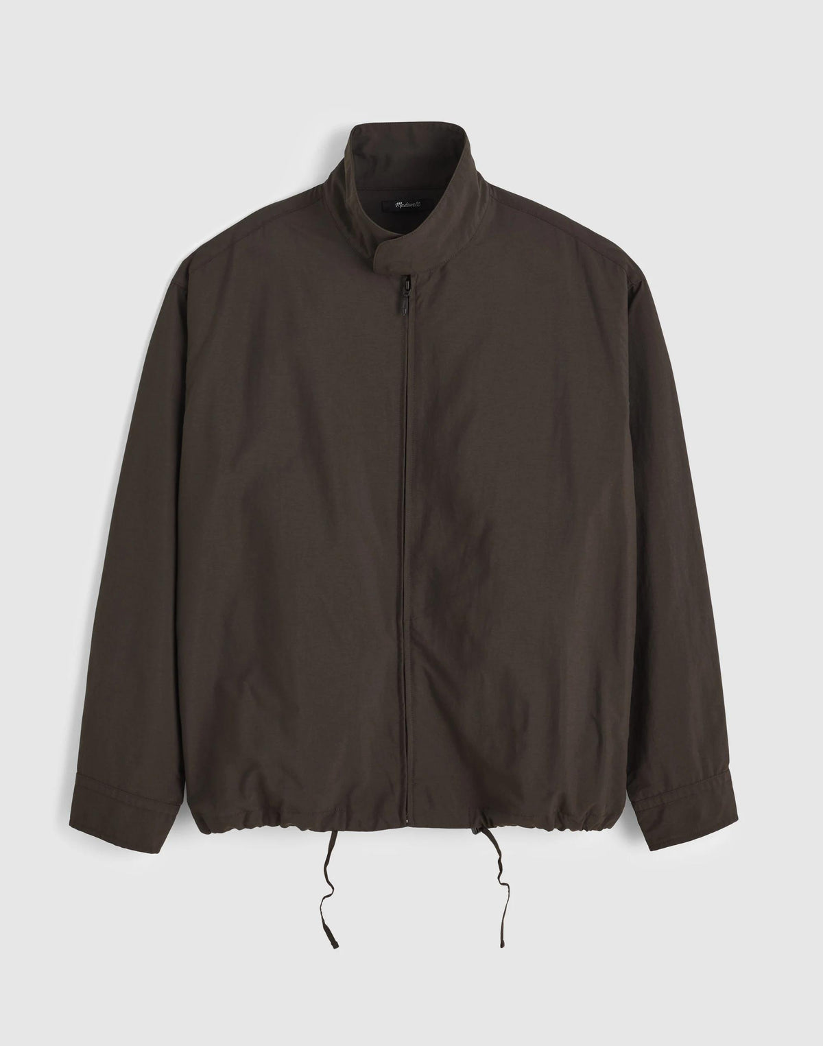 Madewell Harrington Jacket in Nylon Dark Brown