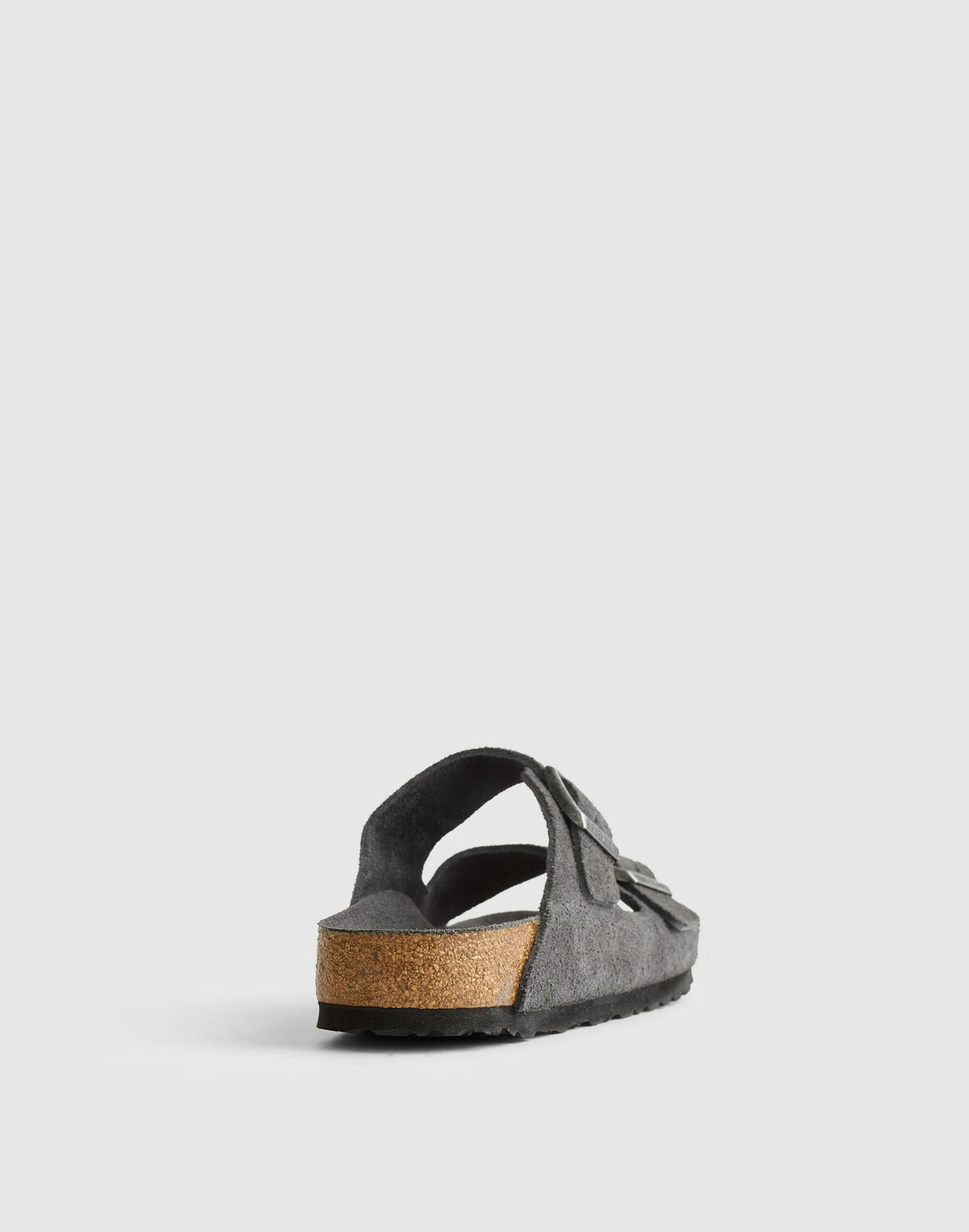 Madewell Birkenstock® Arizona Sandal in Suede Charcoal