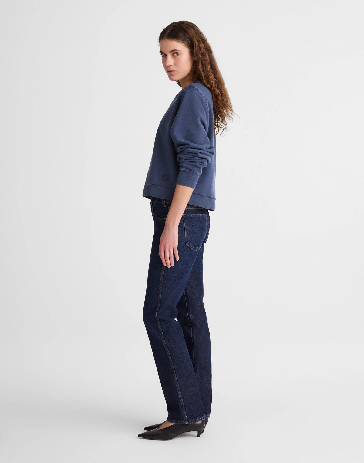 Madewell Madewell x Benjamin Talley Smith The Putney Mid-Rise Straight Jean Wells Wash