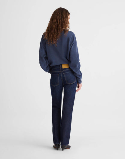 Madewell Madewell x Benjamin Talley Smith The Putney Mid-Rise Straight Jean Wells Wash