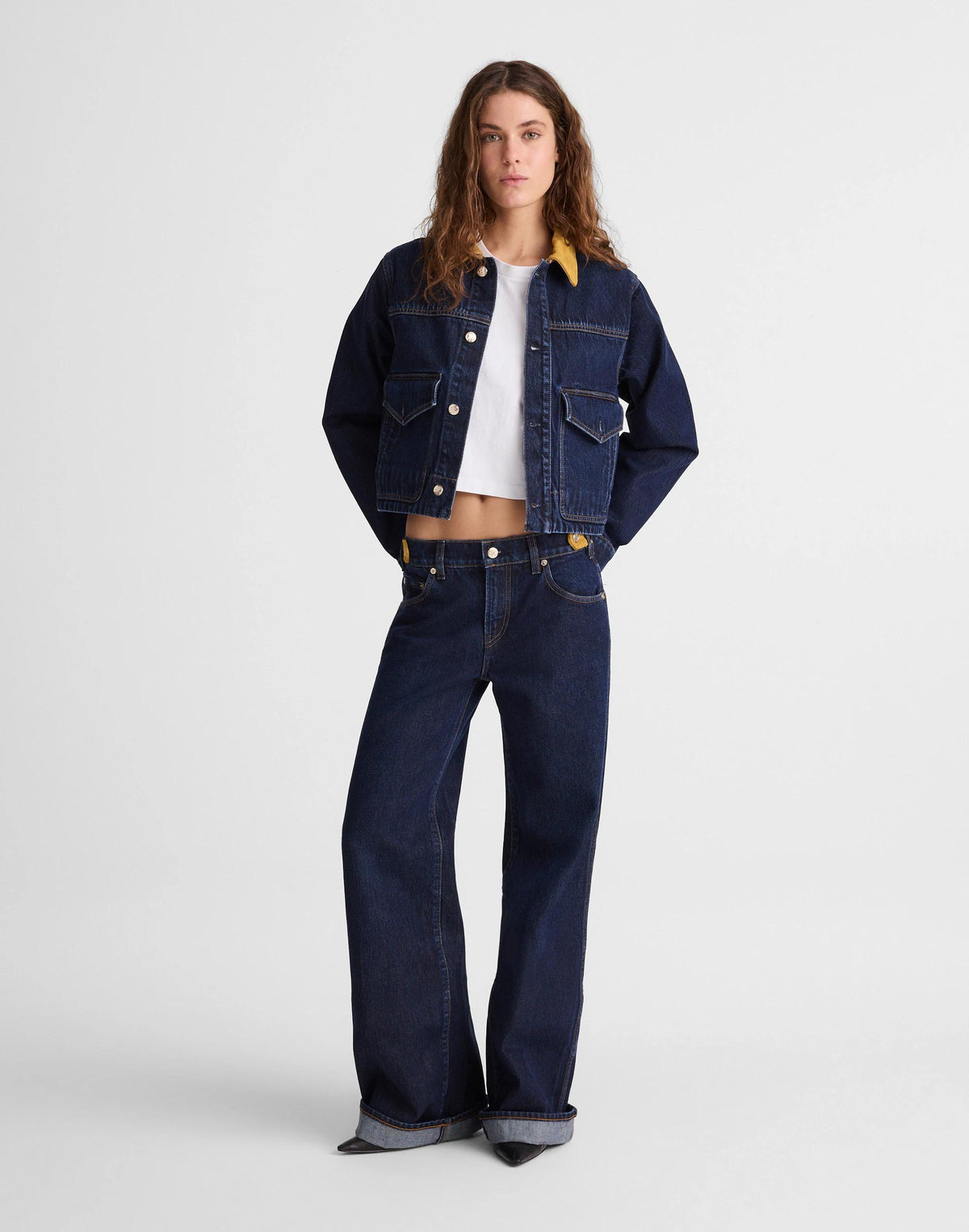 Madewell Madewell x Benjamin Talley Smith The Coolidge Low-Rise Wide-Leg Jean Wells Wash