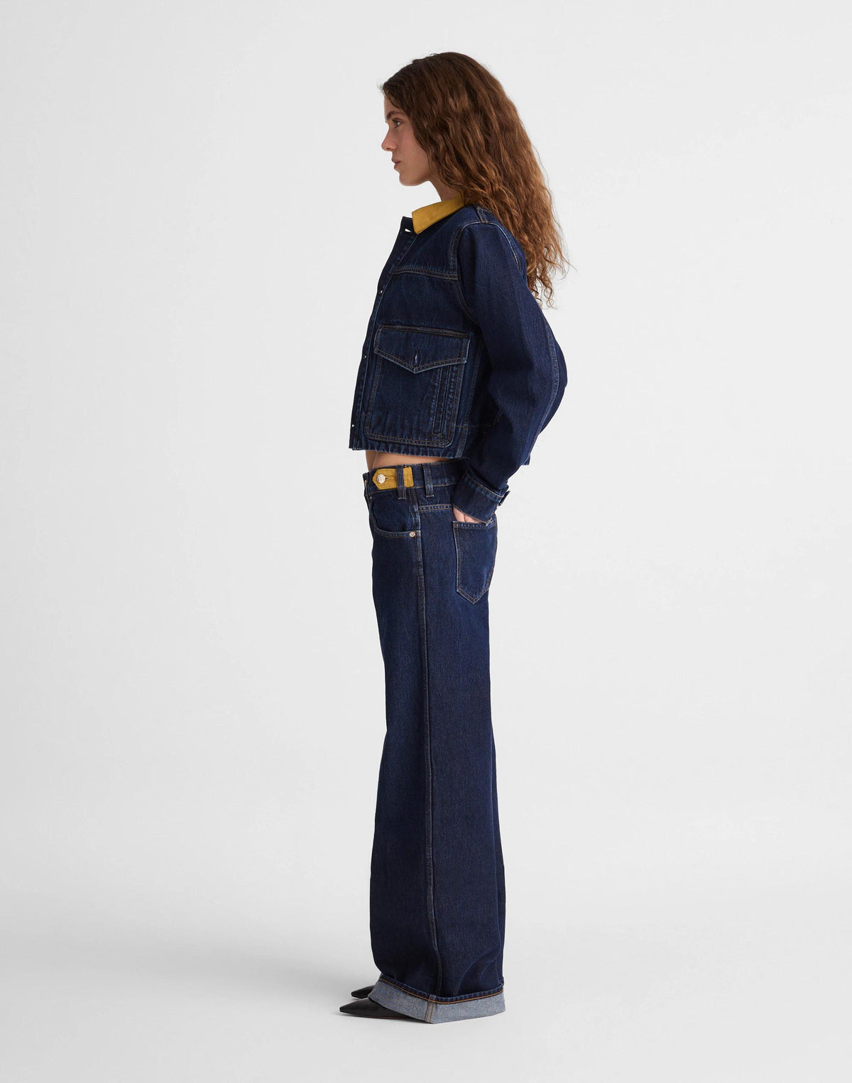 Madewell Madewell x Benjamin Talley Smith The Coolidge Low-Rise Wide-Leg Jean Wells Wash