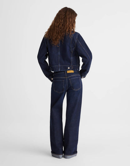Madewell Madewell x Benjamin Talley Smith The Coolidge Low-Rise Wide-Leg Jean Wells Wash