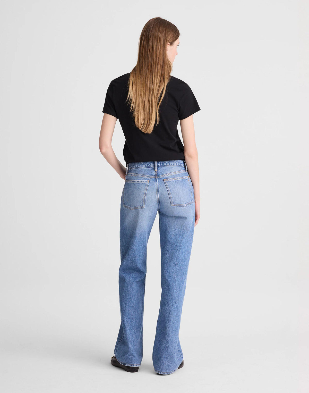 Madewell The Low-Rise Loose Jean Midvale Wash