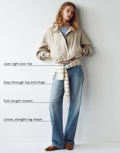 Madewell The Low-Rise Loose Jean Midvale Wash