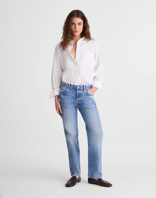 Madewell The Dean Easy Straight Jean Light Lapis Wash