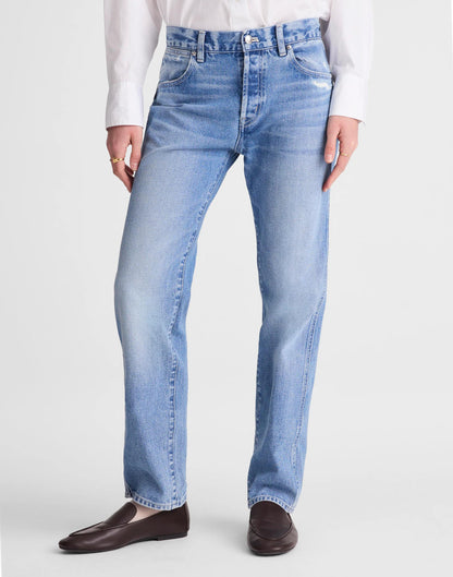 Madewell The Dean Easy Straight Jean Light Lapis Wash