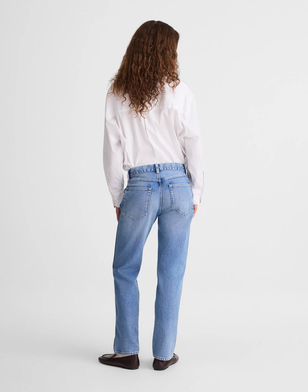 Madewell The Dean Easy Straight Jean Light Lapis Wash
