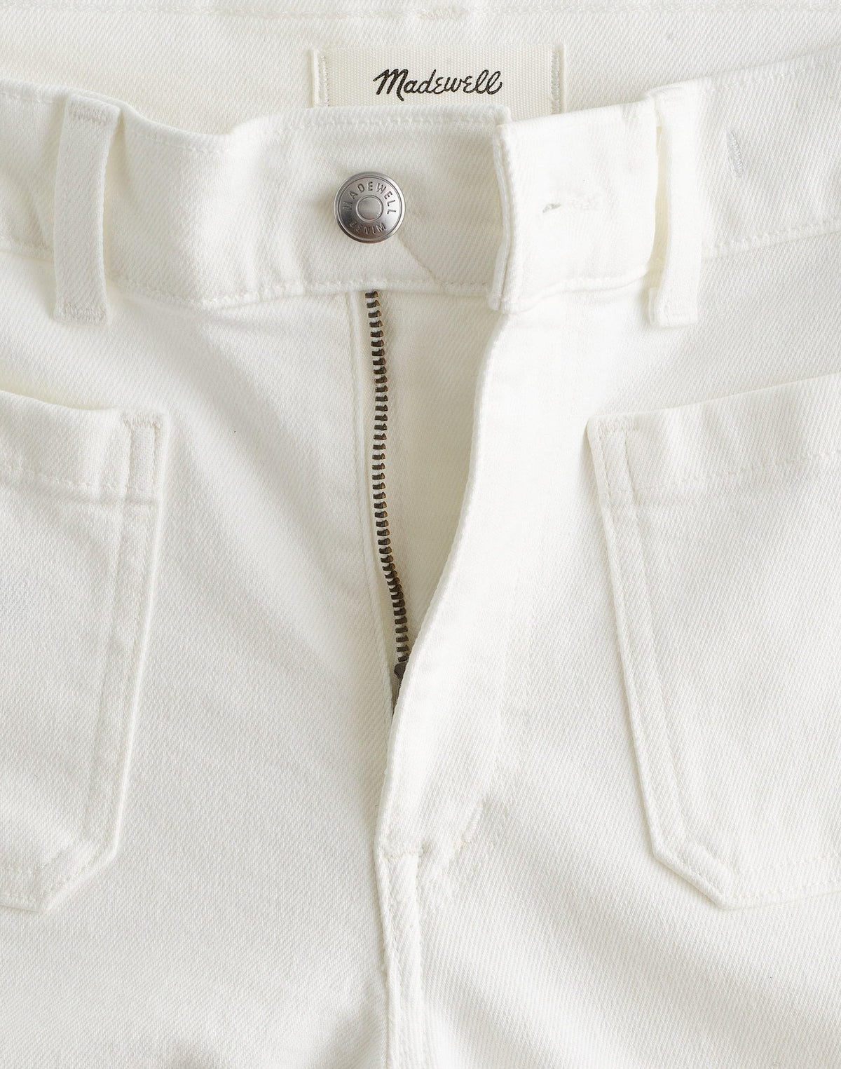 Madewell The Emmy Wide-Leg Jean in Super Stretch Denim Tile White