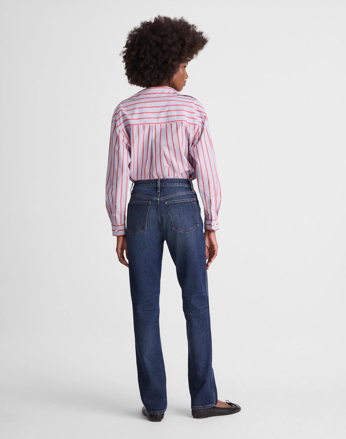 Madewell The Longline Straight Jean Midnight Waters Wash