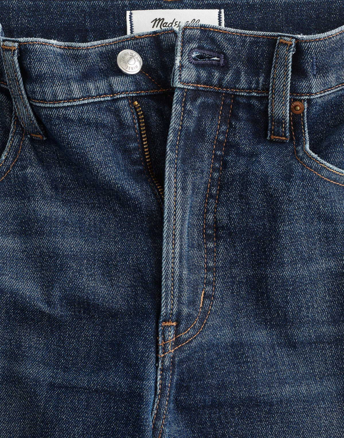 Madewell The Longline Straight Jean Midnight Waters Wash
