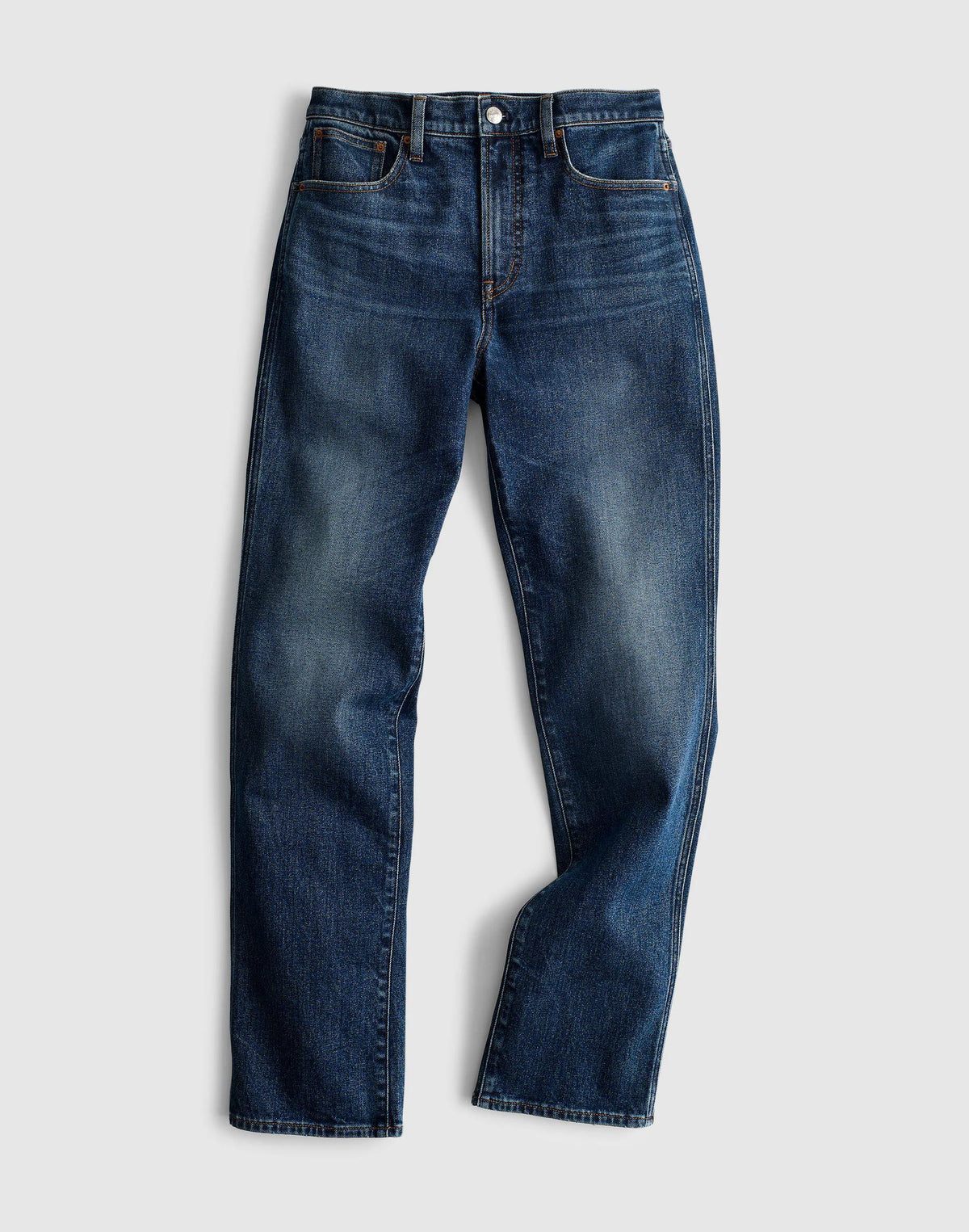 Madewell The Longline Straight Jean Midnight Waters Wash