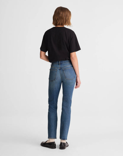 Madewell The Jules Slim-Straight Jean Concho Wash