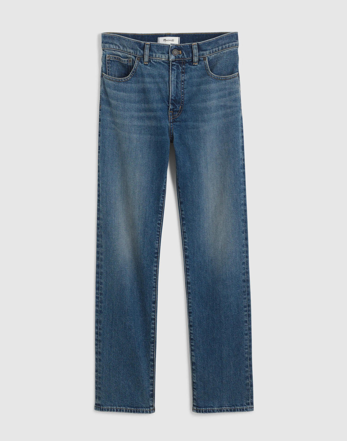 Madewell The Jules Slim-Straight Jean Concho Wash