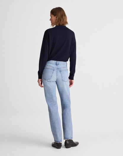 Madewell The Longline Straight Jean Raebrook Wash