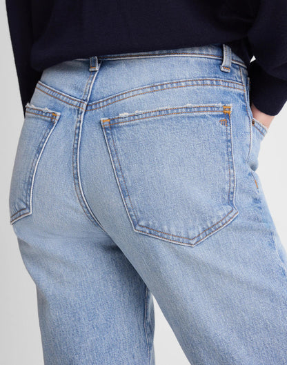 Madewell The Longline Straight Jean Raebrook Wash