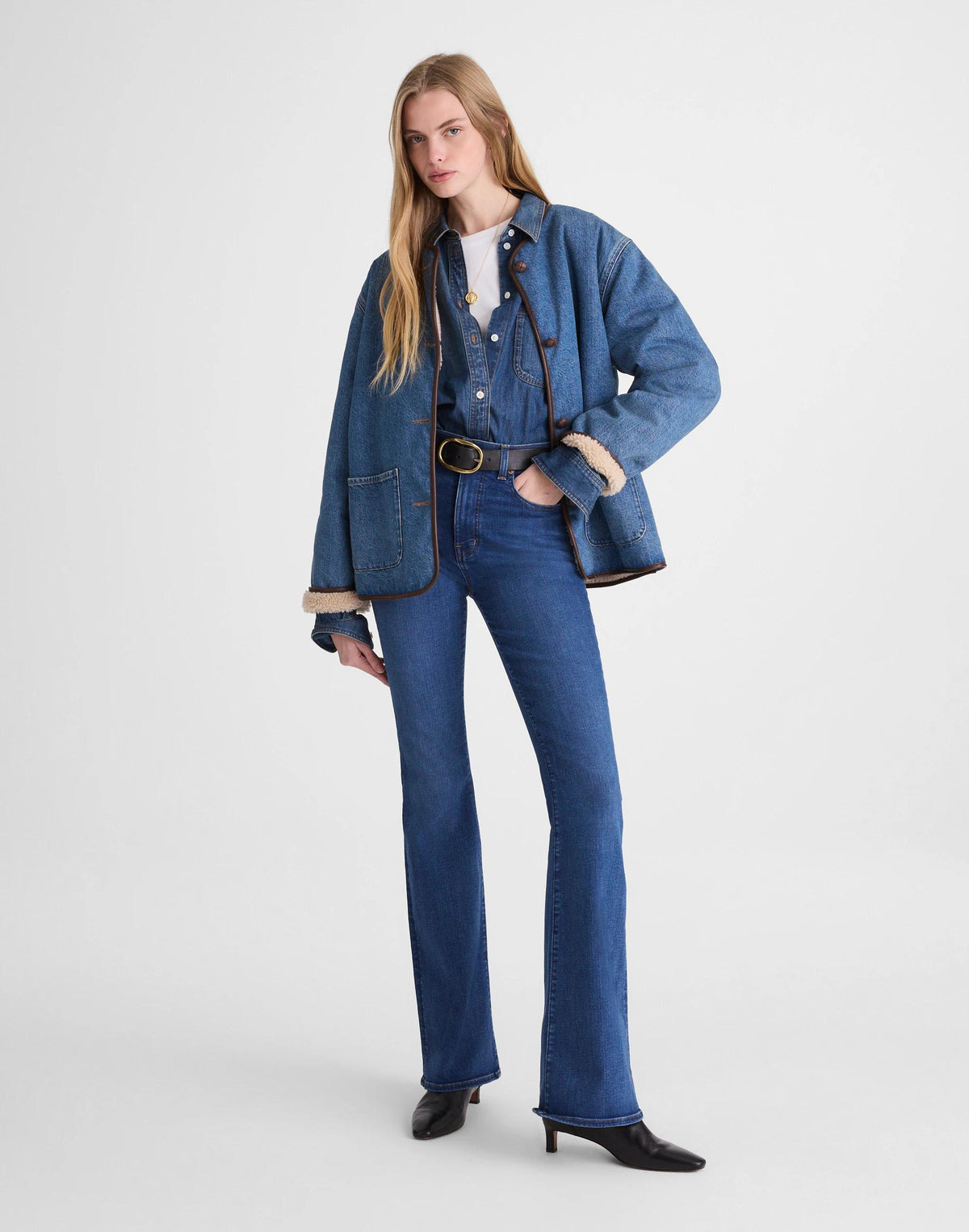 Madewell The Stretch Flare Jean Carville Wash