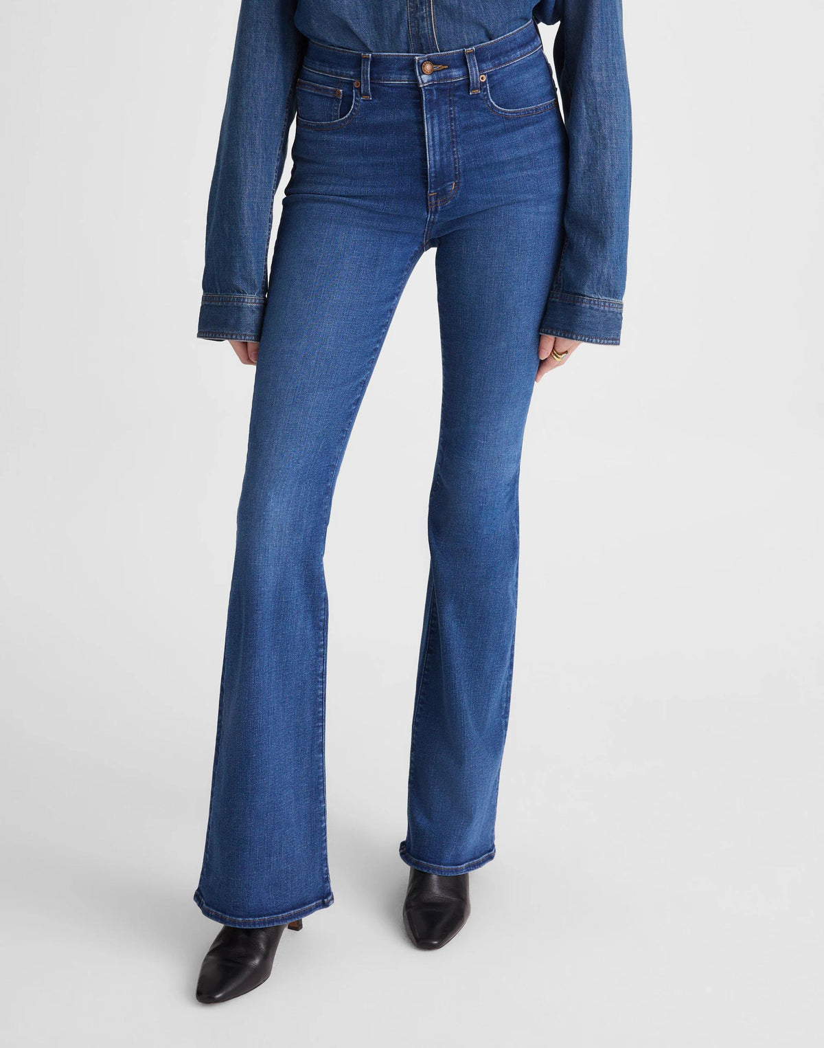 Madewell The Stretch Flare Jean Carville Wash