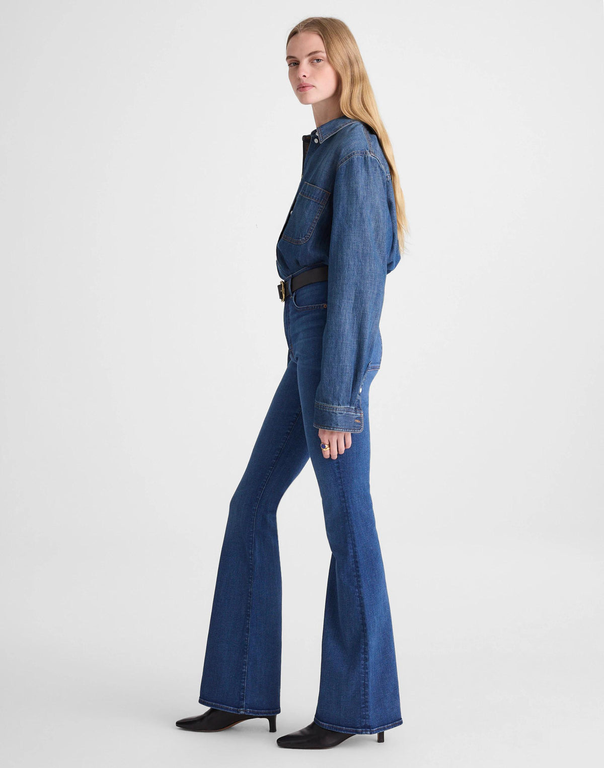 Madewell The Stretch Flare Jean Carville Wash