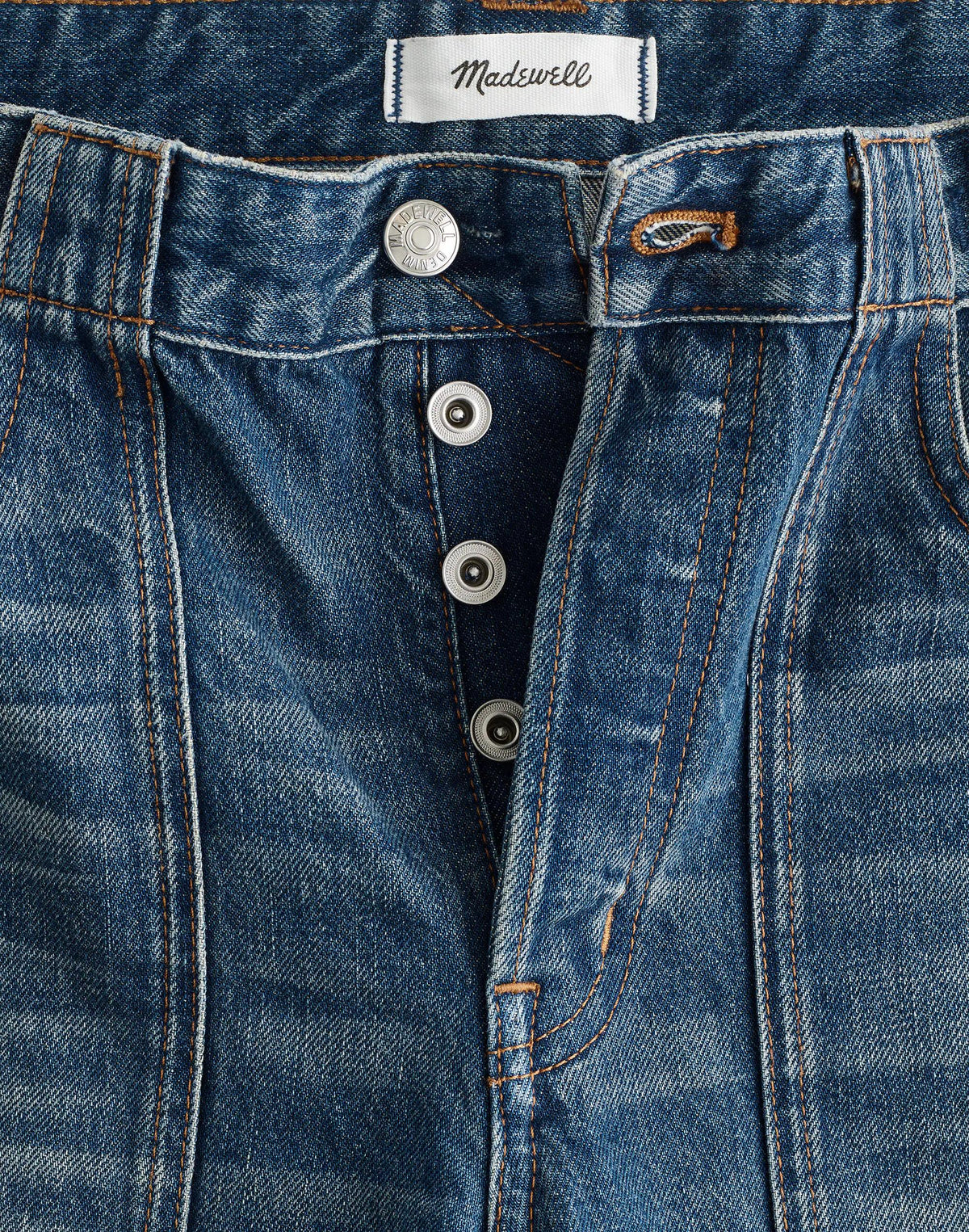 Madewell The Darted Barrel-Leg Jean Irmo Wash