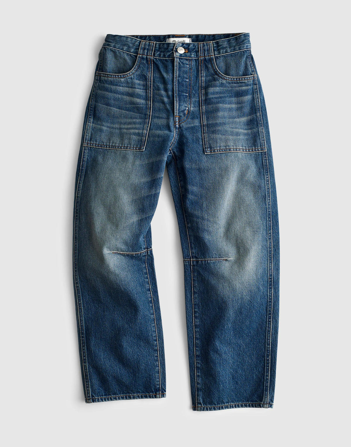 Madewell The Darted Barrel-Leg Jean Irmo Wash