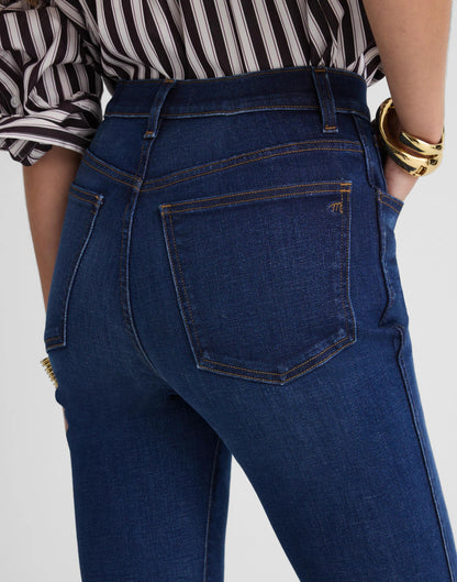 Madewell The Pencil Jean in Super Stretch Denim Pipestone Wash