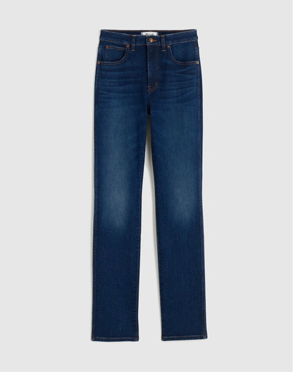Madewell The Pencil Jean in Super Stretch Denim Pipestone Wash