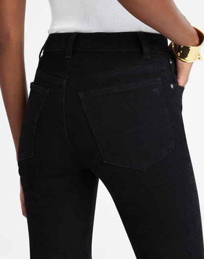 Madewell The Longline Straight Jean Black Frost