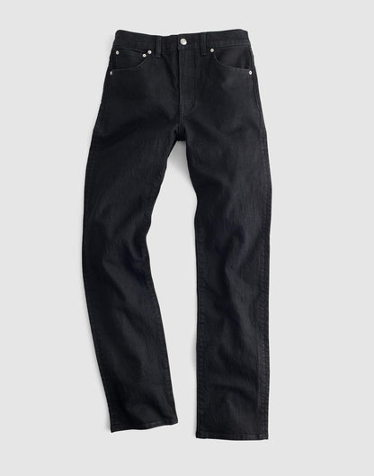Madewell The Longline Straight Jean Black Frost