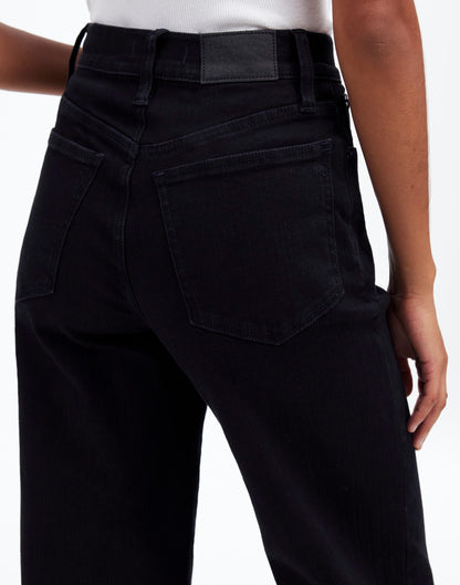 Madewell The Perfect Vintage Wide-Leg Jean Black Rinse Wash