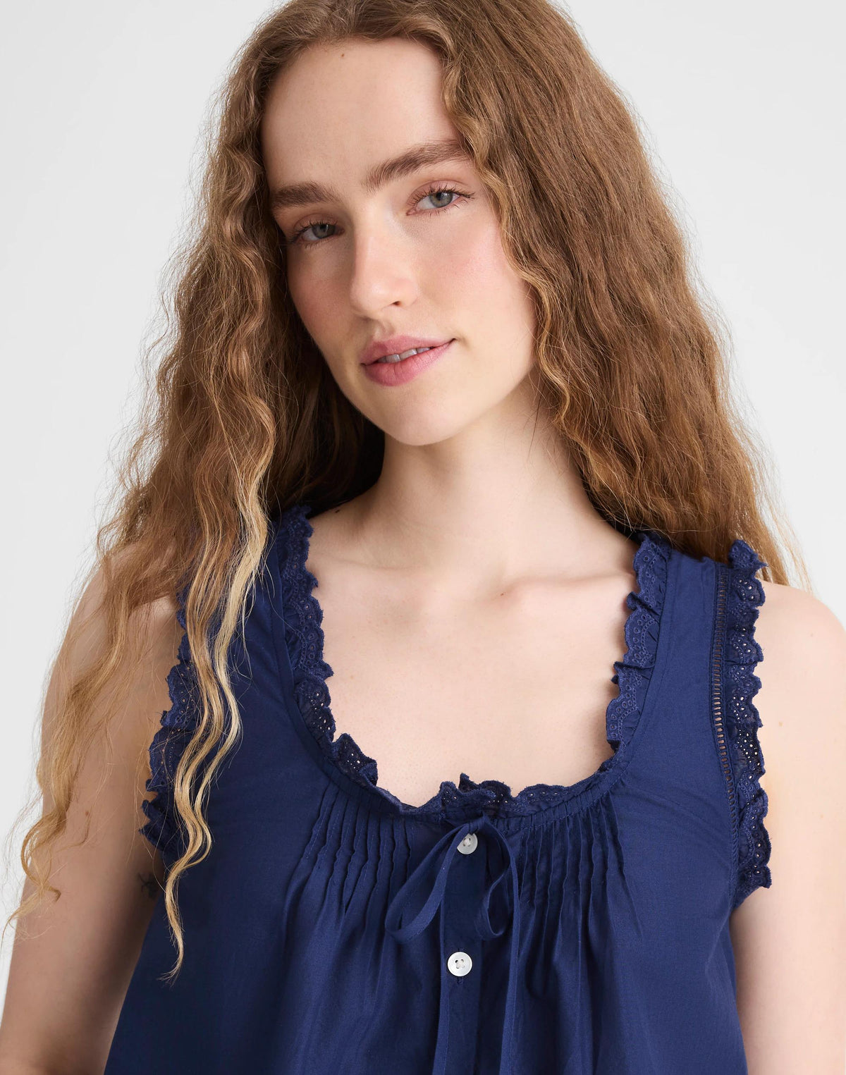 Madewell The Leah Top Classic Indigo