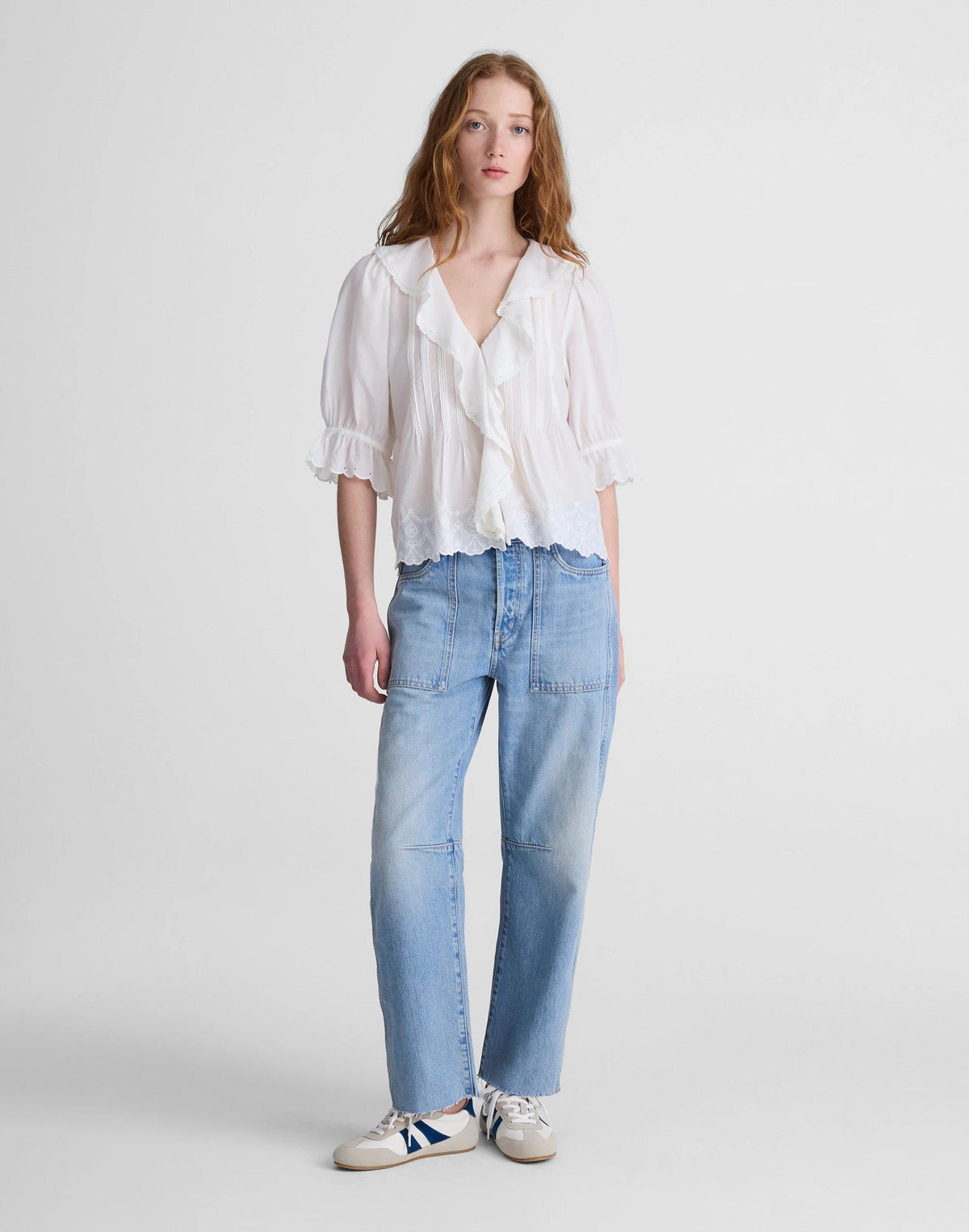 Madewell The Blaire Top White