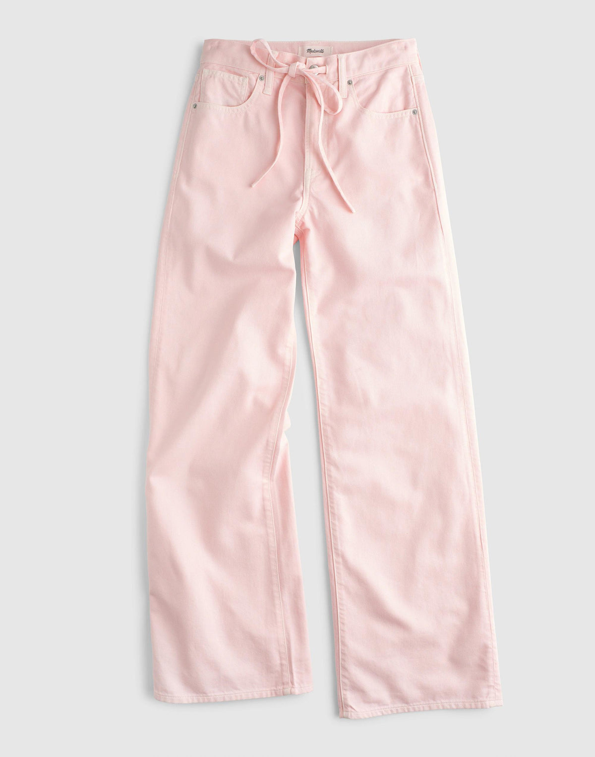 Madewell Madewell x Shopbop Ultimate Wide-Leg Jean in Airy Denim Pale Pink
