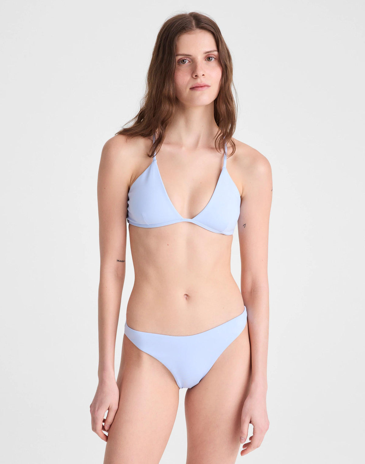 Madewell Left On Friday Dip Bikini Bottom Blue Skies