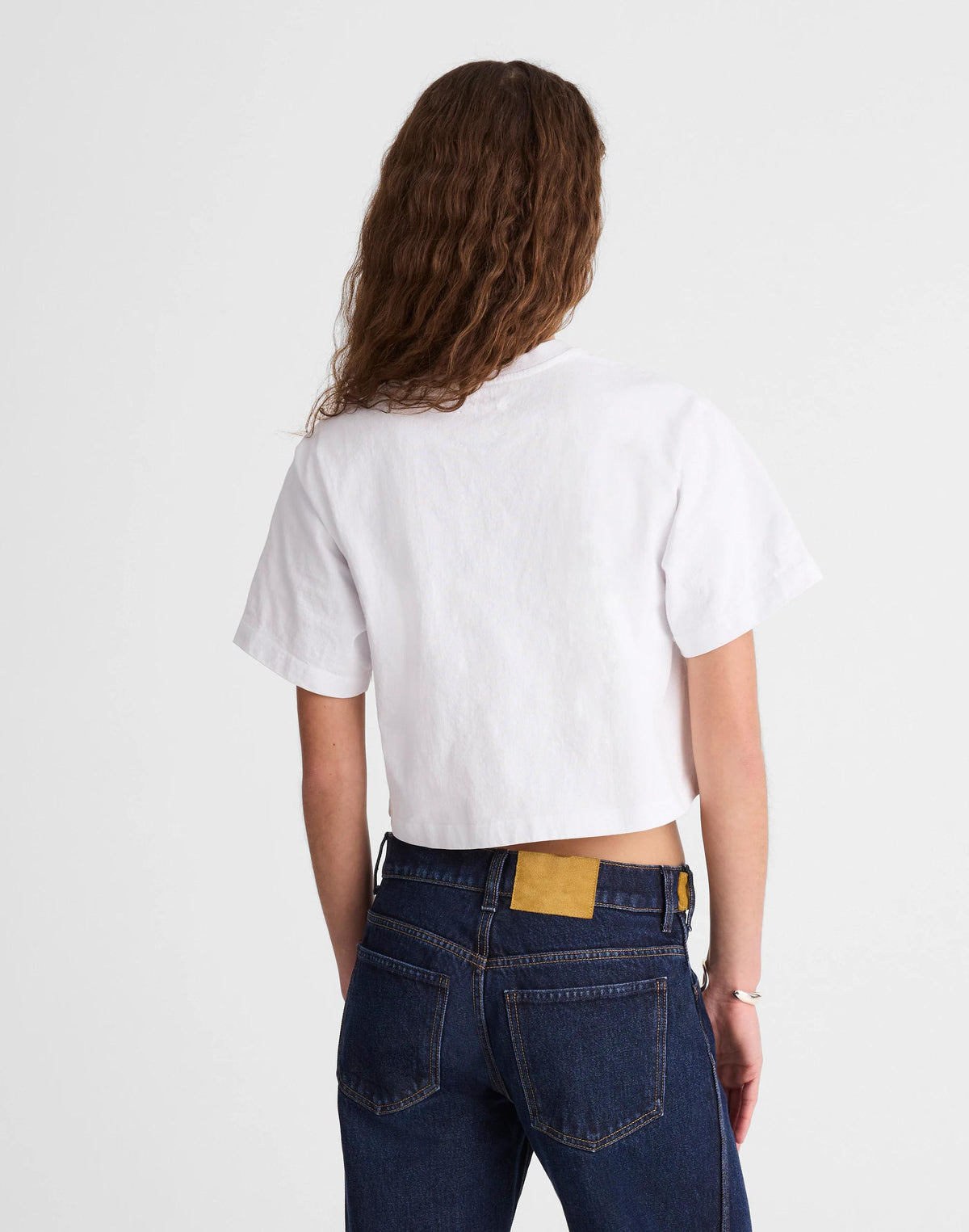 Madewell Madewell x Benjamin Talley Smith The Sullivan Boxy Crop Tee White