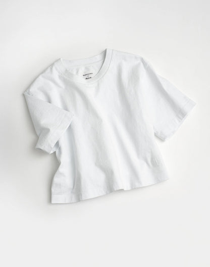 Madewell Madewell x Benjamin Talley Smith The Sullivan Boxy Crop Tee White