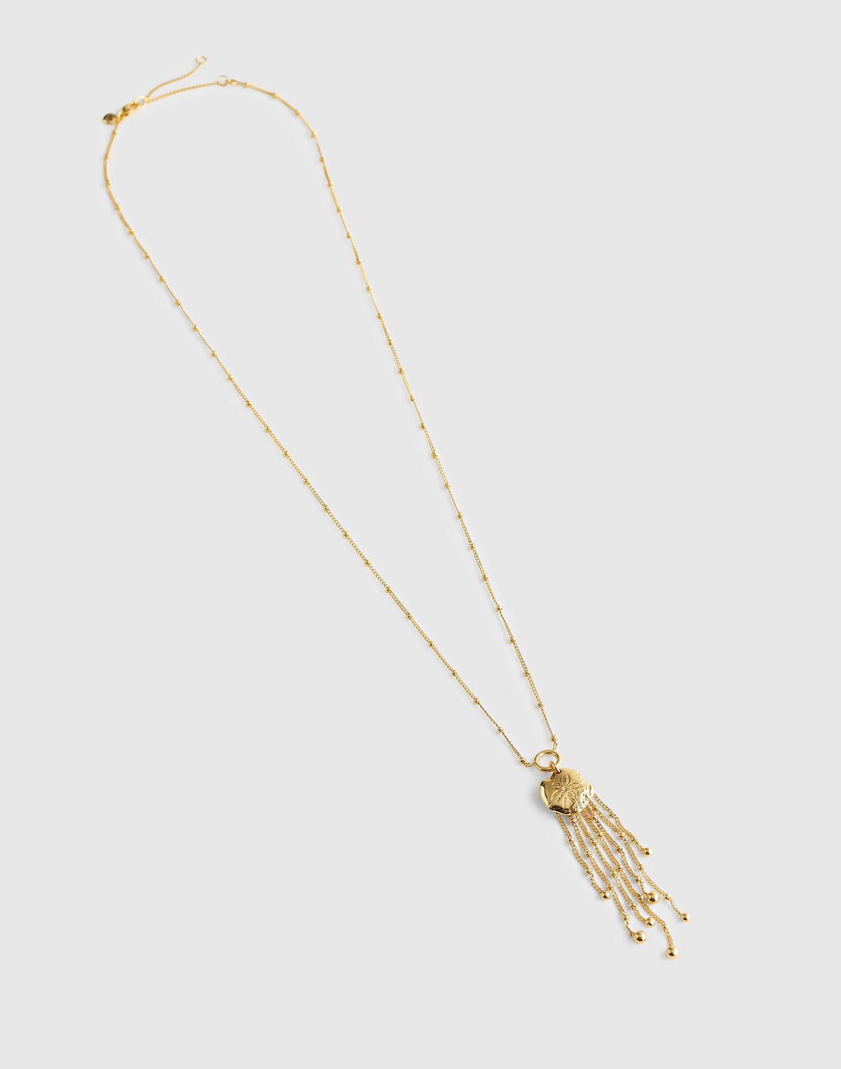 Madewell Sand Dollar Chain Necklace Antique Gold