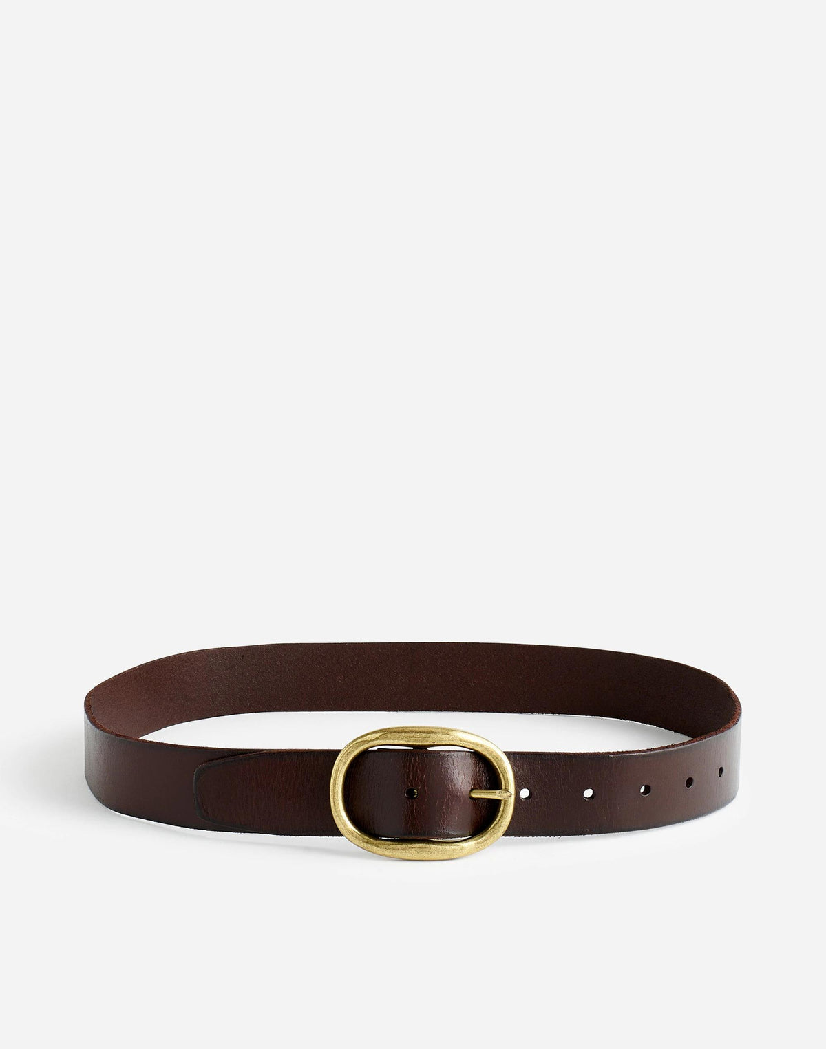 Madewell Oval-Buckle Belt Coffee Bean
