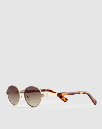 Madewell Wire Frame Oval Sunglasses White