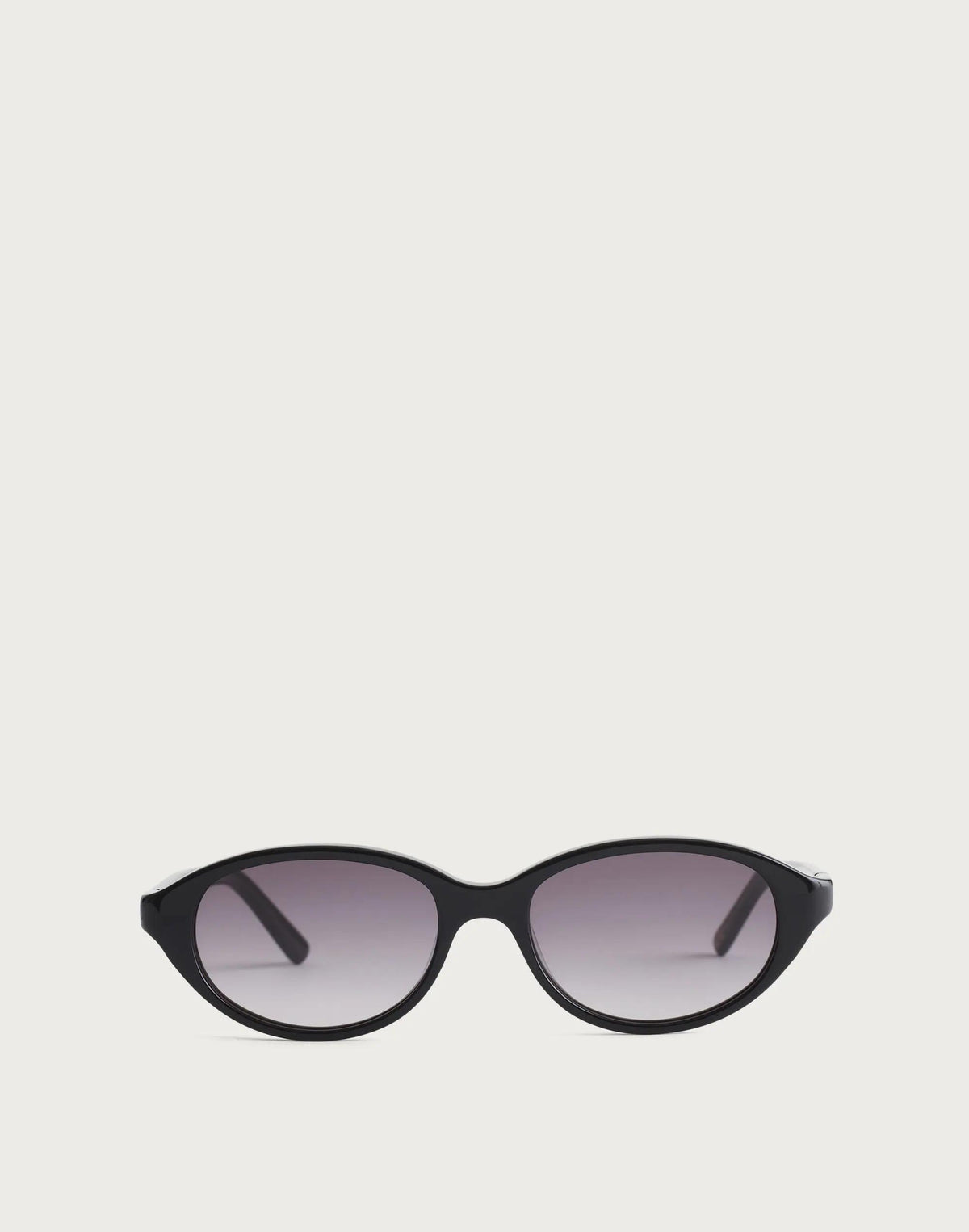 Madewell The Solina Oval Sunglasses True Black