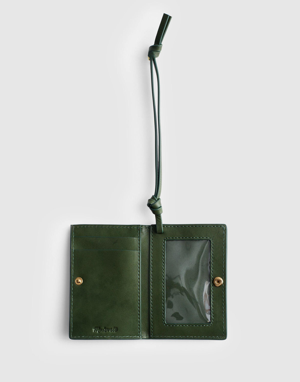 Madewell Woven ID Case Golf Green