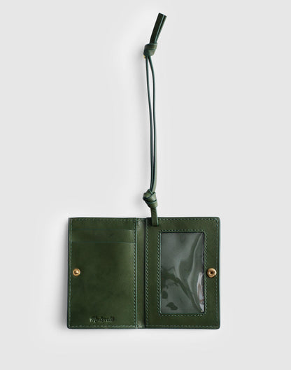 Madewell Woven ID Case Golf Green