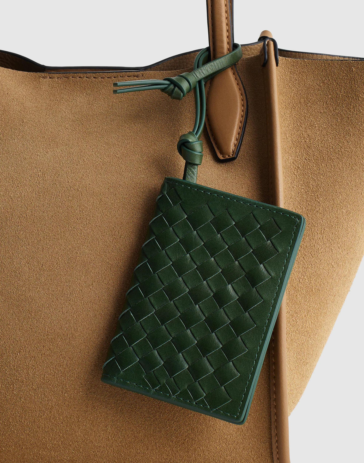 Madewell Woven ID Case Golf Green